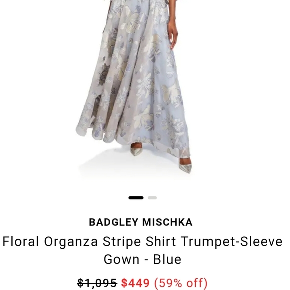 Badgley Mischka Gown - Picture 6 of 17